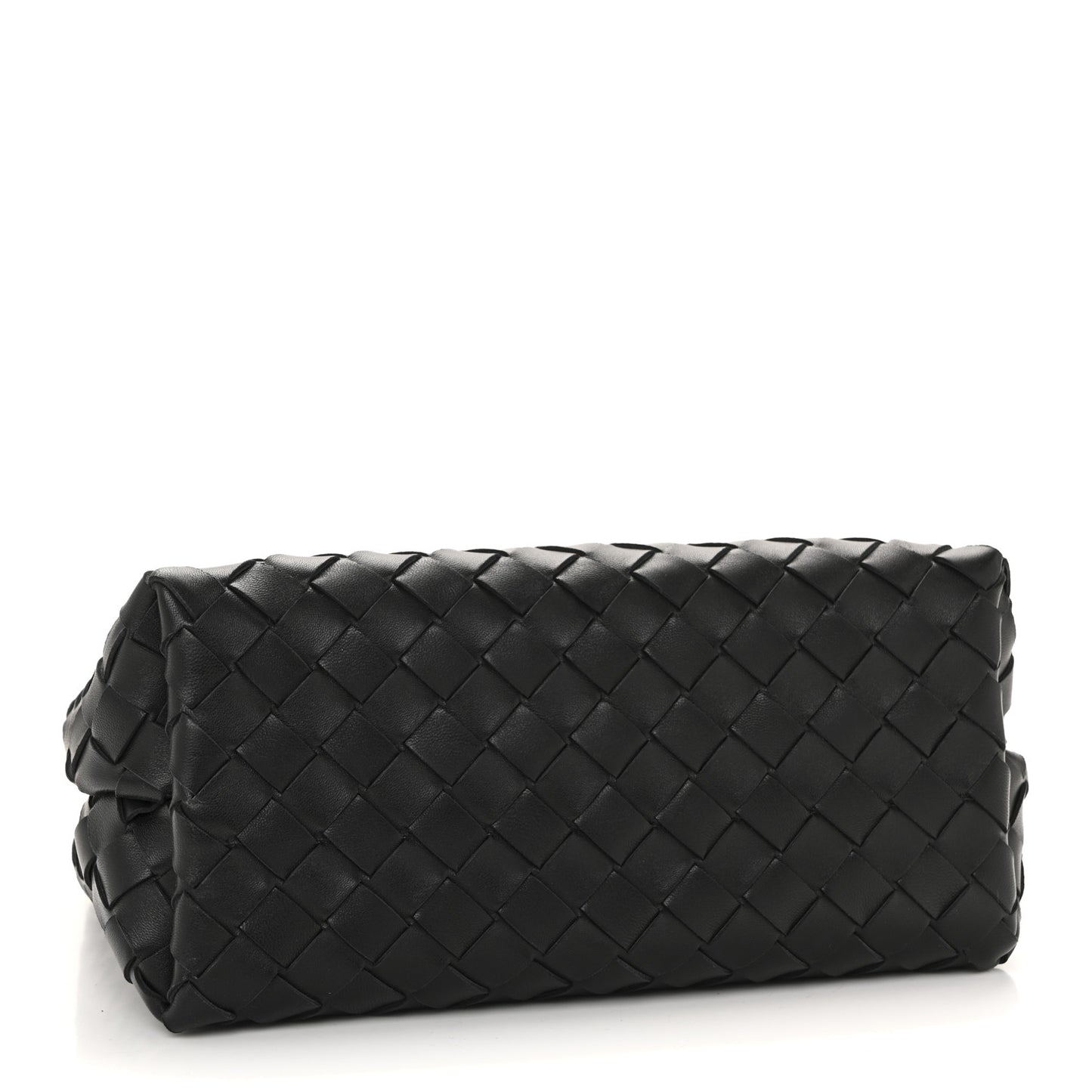 Nappa Intrecciato Small Andiamo With Chain Shoulder Bag Black