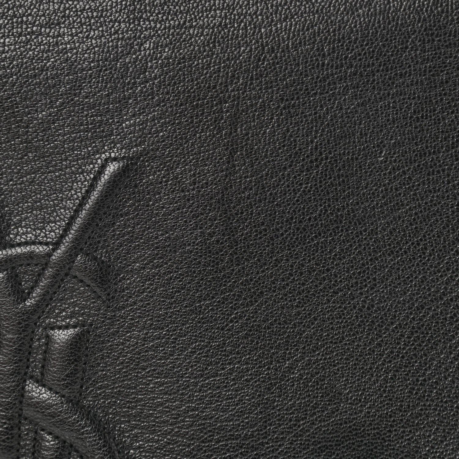 Saint Laurent Calfskin Monogram Large Belle De Jour Clutch Black 12 of 12