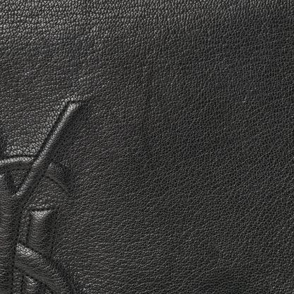 Saint Laurent Calfskin Monogram Large Belle De Jour Clutch Black 12 of 12