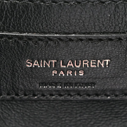 Saint Laurent Patent Le 5 A 7 Monochrome Hobo Black 6 of 10