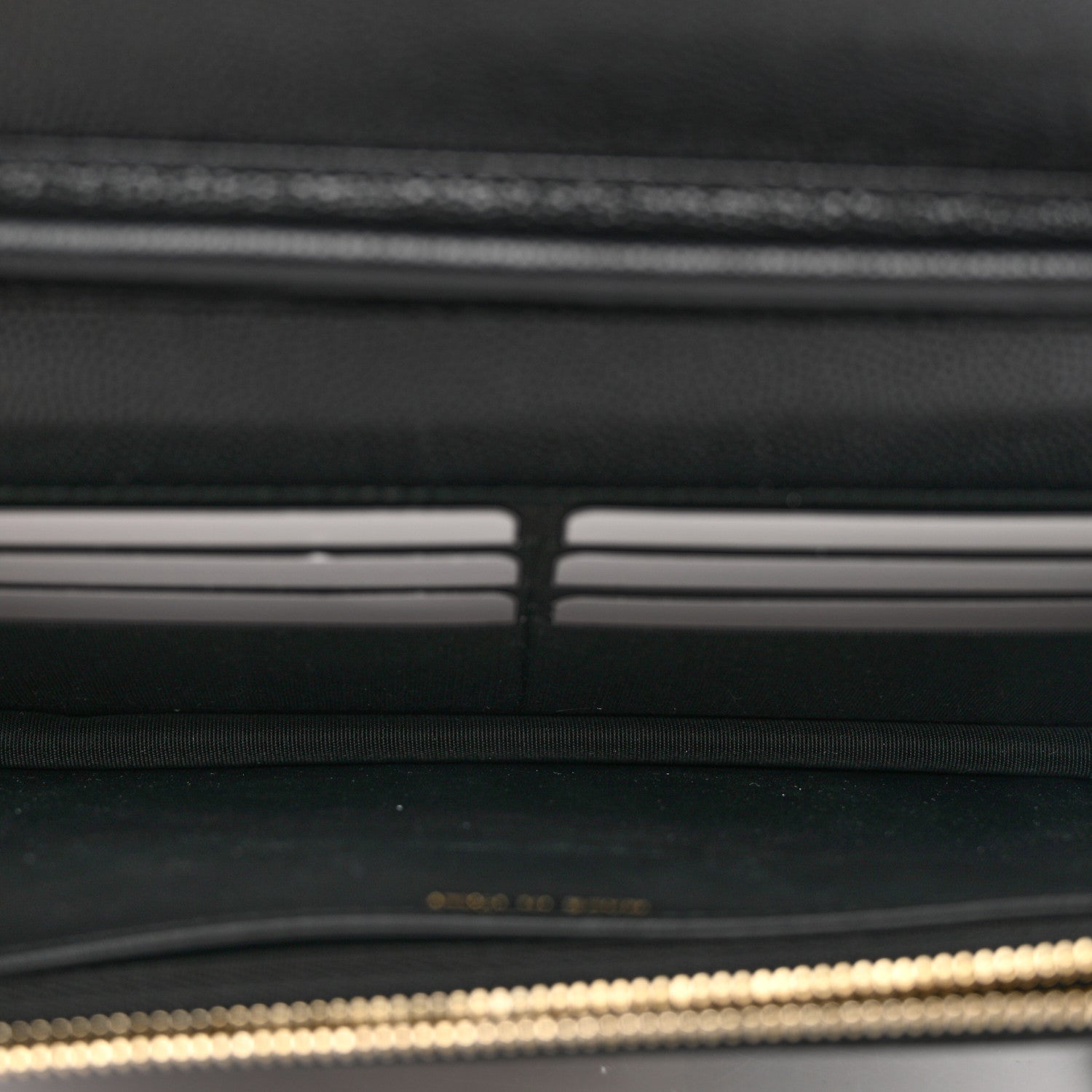 Chanel Caviar Quilted Golden Class Wallet On Chain WOC Black 5 of 9