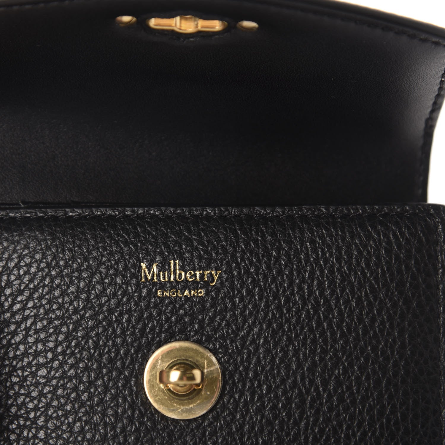 Mulberry Classic Grain Small Darley Wallet Black 7 of 8