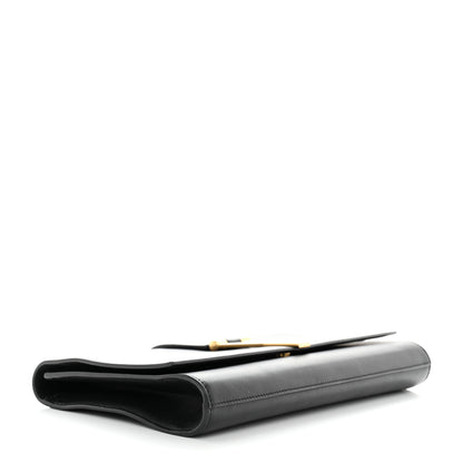 Saint Laurent Calfskin Classic Y Ligne Clutch Black 4 of 9