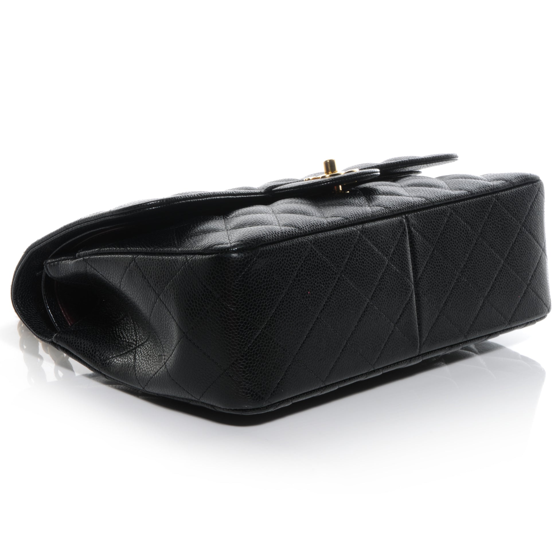 Chanel Caviar Quilted Jumbo Double Flap Black 4 of 9