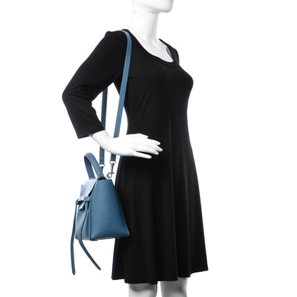 Celine Grained Calfskin Micro Belt Bag Washed Blue 2 of 7