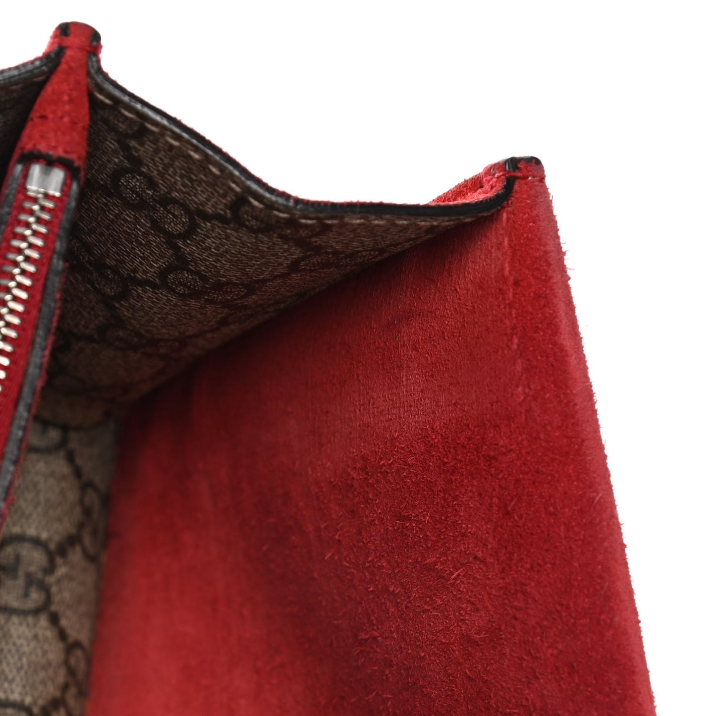 GG Supreme Monogram Small Dionysus Shoulder Bag Red