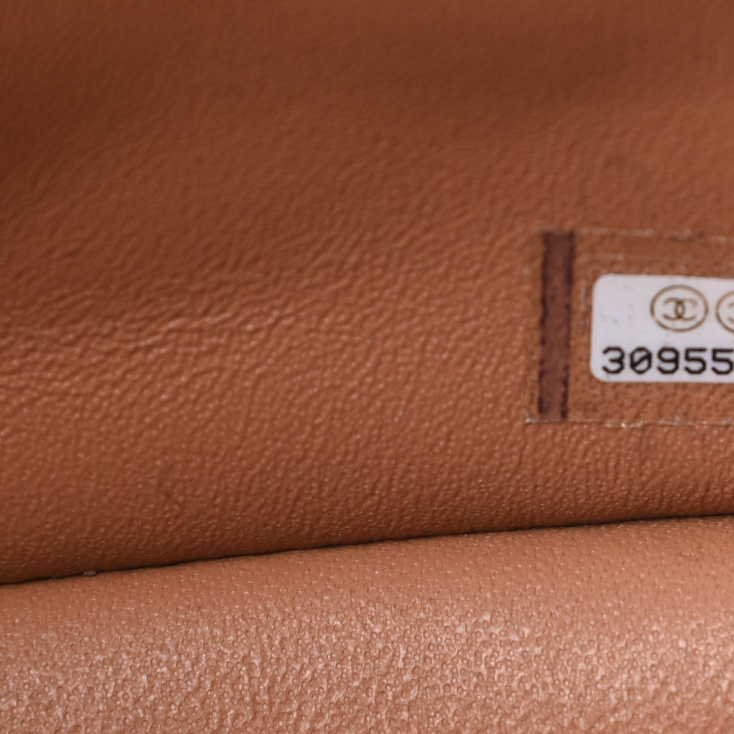 Lambskin Quilted Mini Square Flap Brown