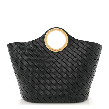 Bottega Veneta Calfskin Intrecciato Picnic Black 1 of 11