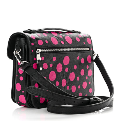 Louis Vuitton LV x YK Empreinte Monogram Giant Pochette Metis Black Fuchsia 3 of 11