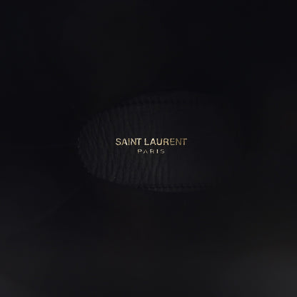 Saint Laurent Rubber Crystal Rain Boots 37 Nero Black 8 of 9