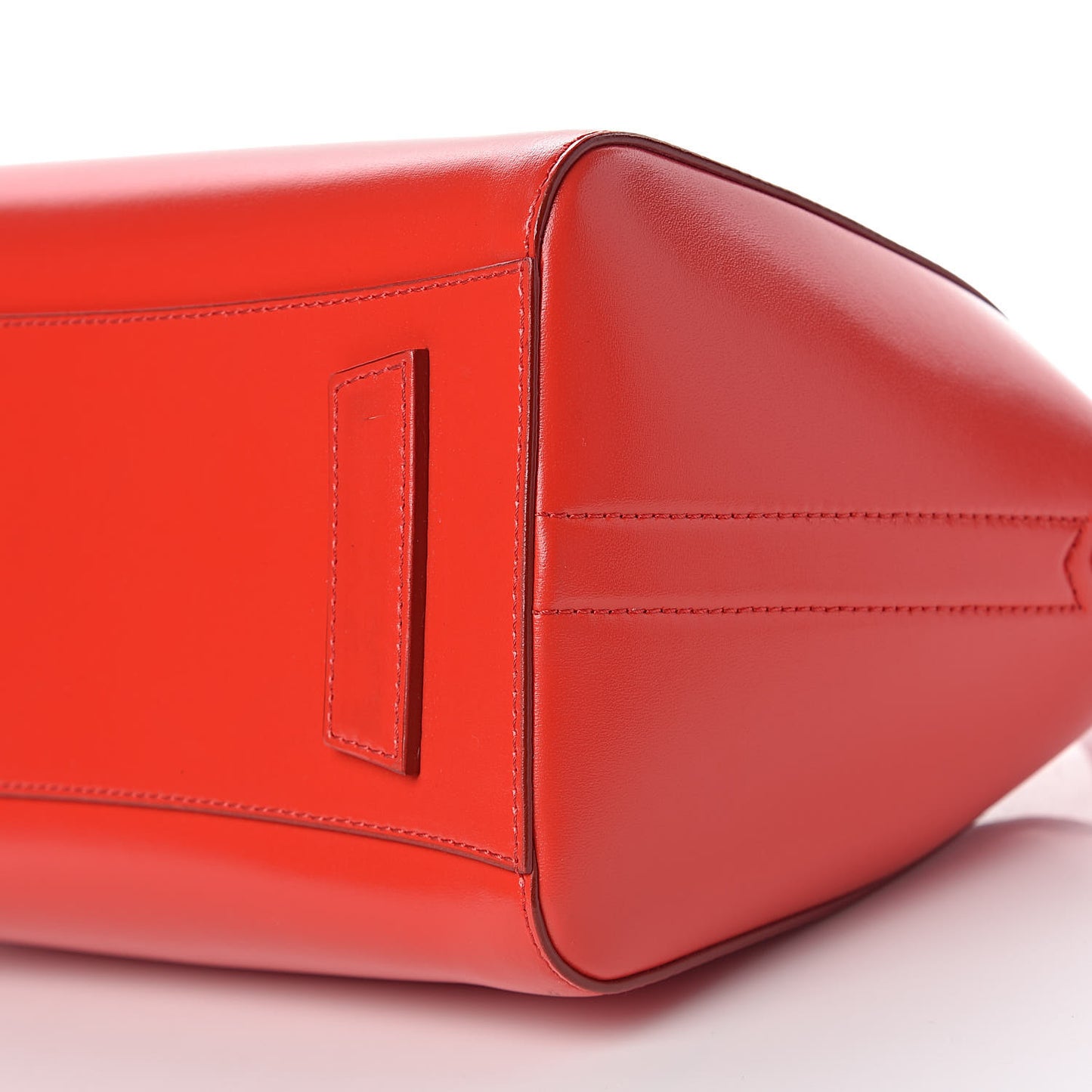 Shiny Lord Calfskin Small Antigona Medium Red