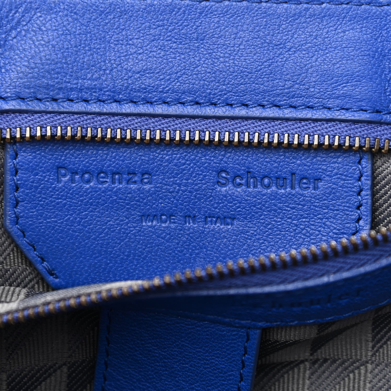 Proenza Schouler Lambskin Medium PS1 Satchel Royal Blue 5 of 11