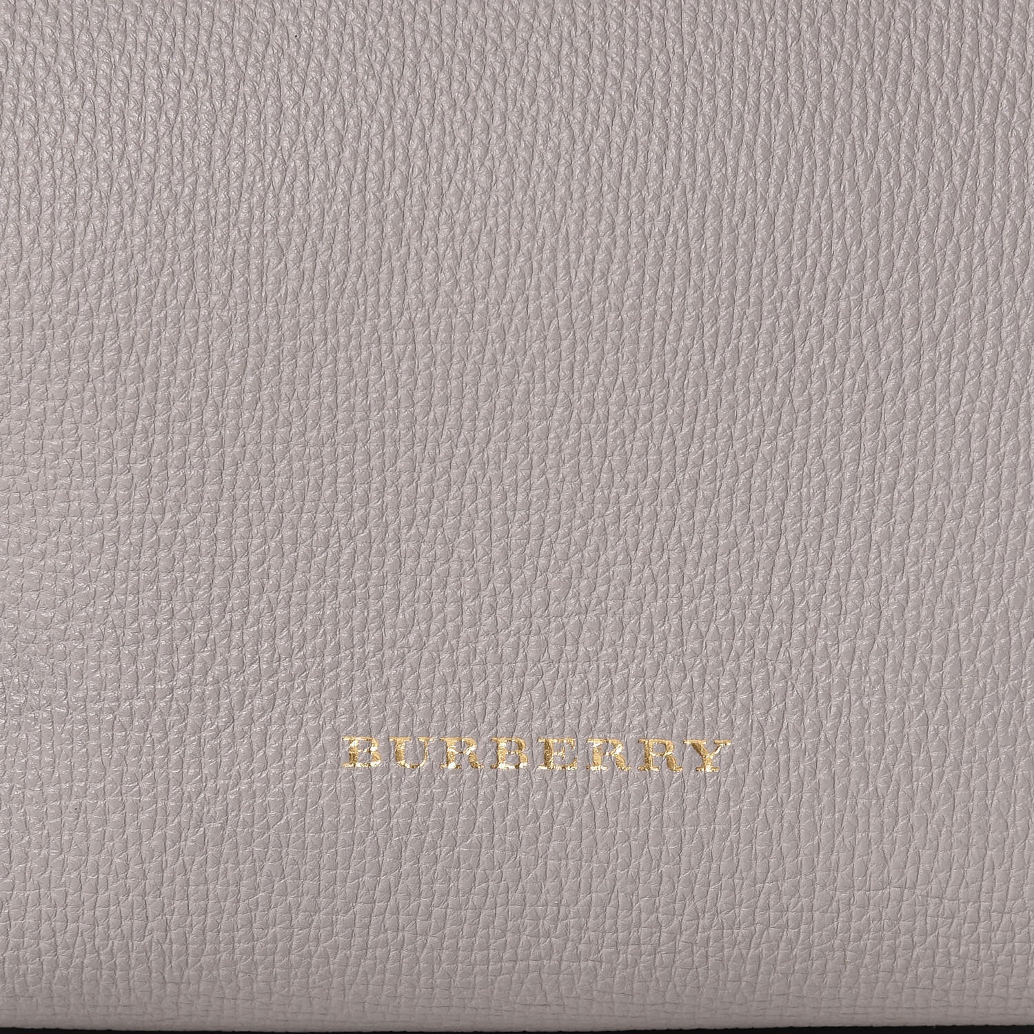 Burberry Grainy Calfskin House Check Small Canterbury Tote Pale Grey 9 of 11