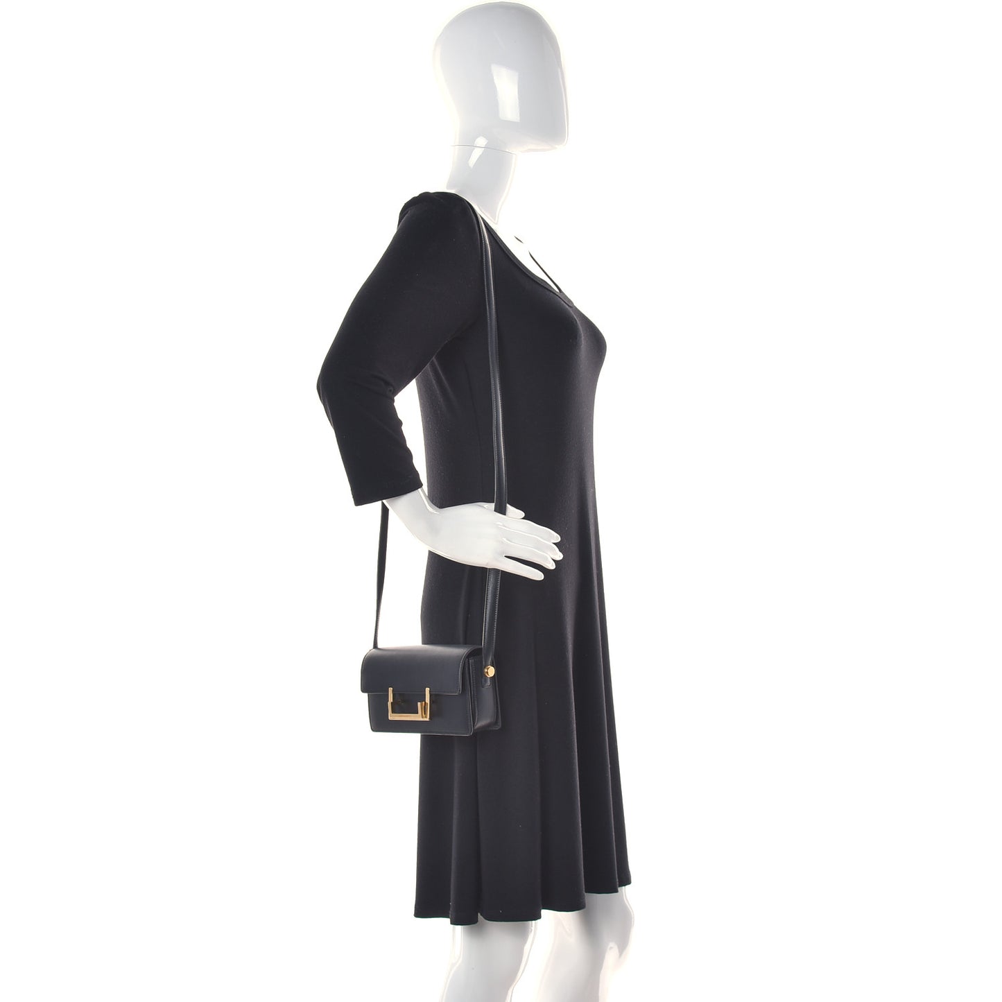 Calfskin Small Classic Lulu Bag Black