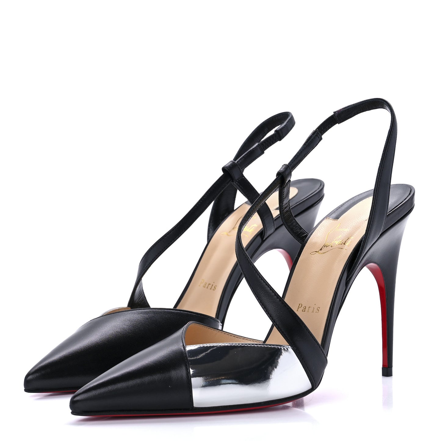Nappa Platina 100 Pumps 41 Black Silver