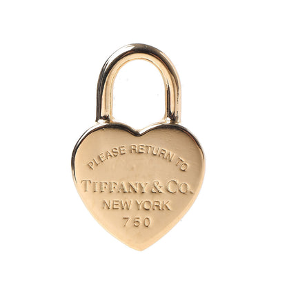 Tiffany 18K Yellow Gold Return to Lock Charm Pendant 1 of 2