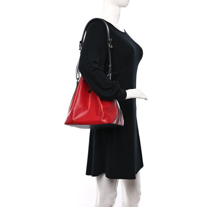 Louis Vuitton Epi Petit Noe Red Black 2 of 11