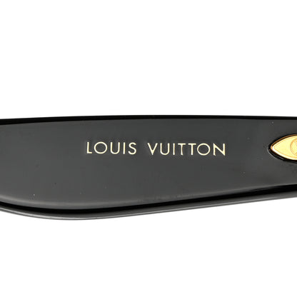 Louis Vuitton Acetate LV Fame Cat Eye Sunglasses Z1723W Black 8 of 9