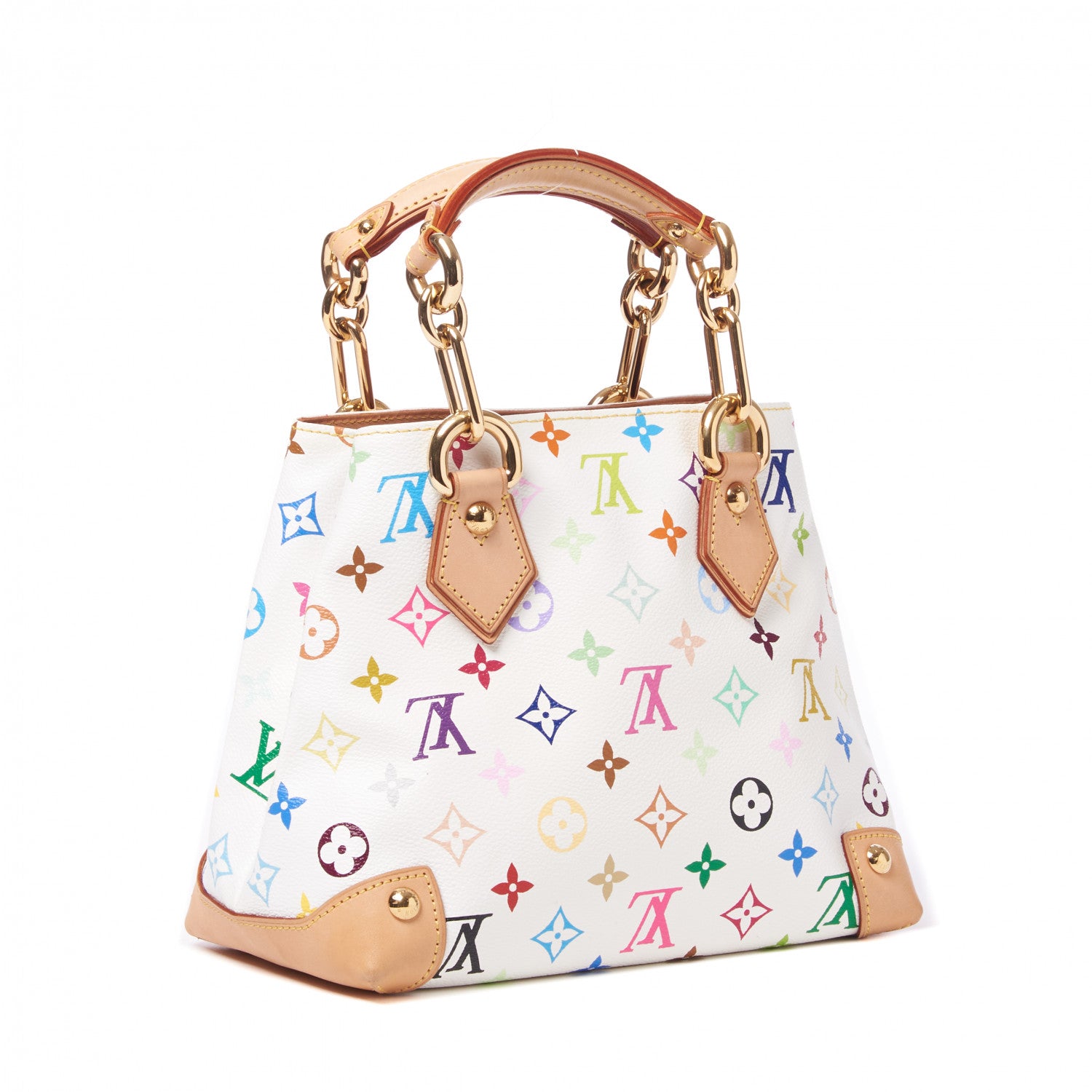 Louis Vuitton Monogram Multicolor Audra White 2 of 7