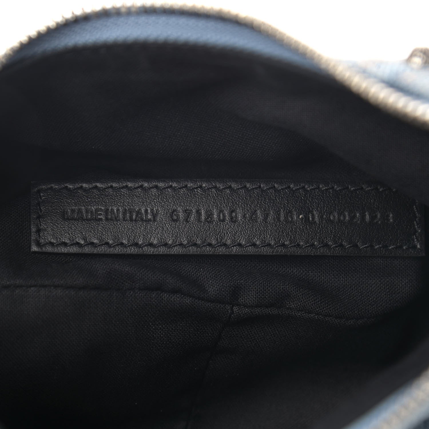 Balenciaga Bleached Denim BB Monogram Le Cagole Shoulder Bag XS Blue 7 of 10