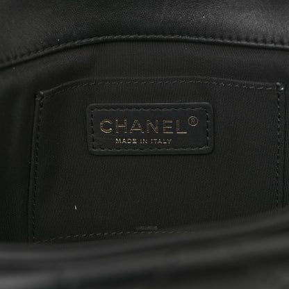Chanel Lambskin Quilted Fold Up Again Clutch Black 6 of 8