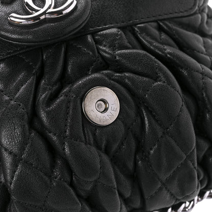 Chanel Washed Lambskin Quilted Mini Chain Around Flap Black 8 of 12
