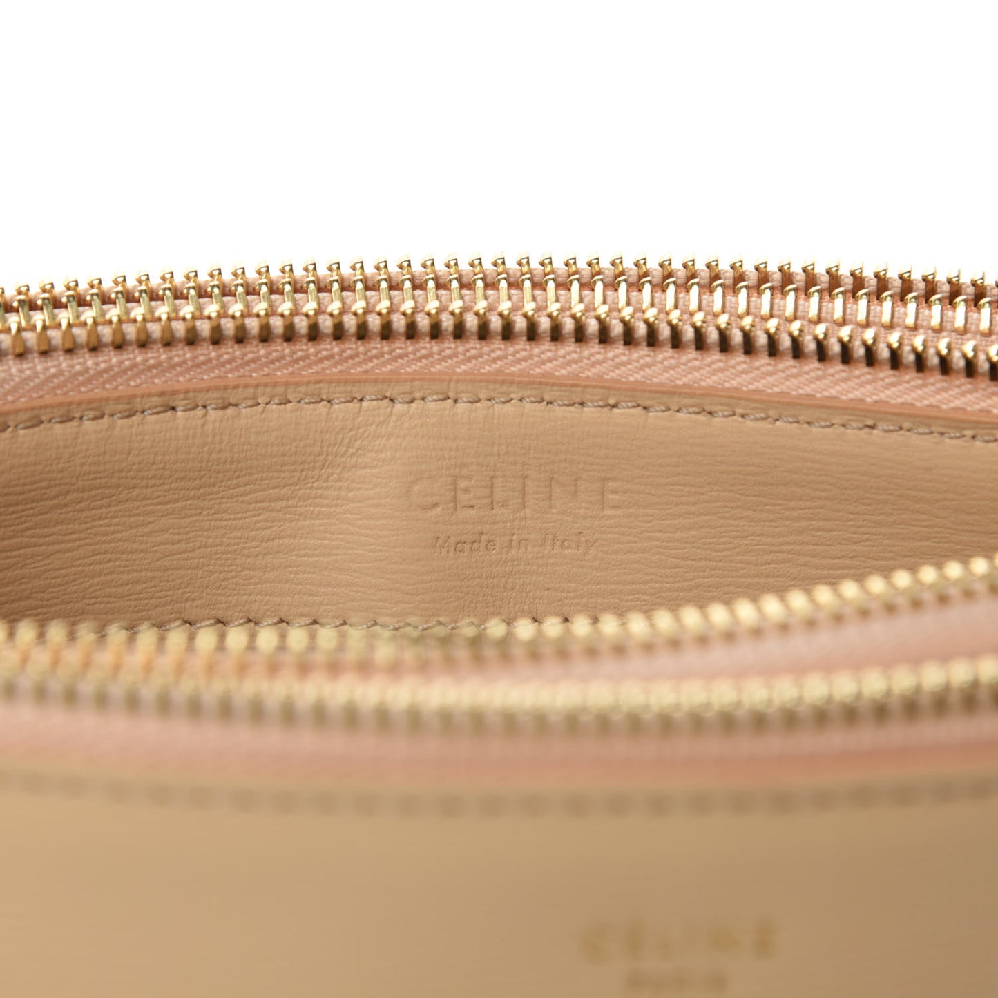 Lambskin Large Trio Crossbody Bag Beige