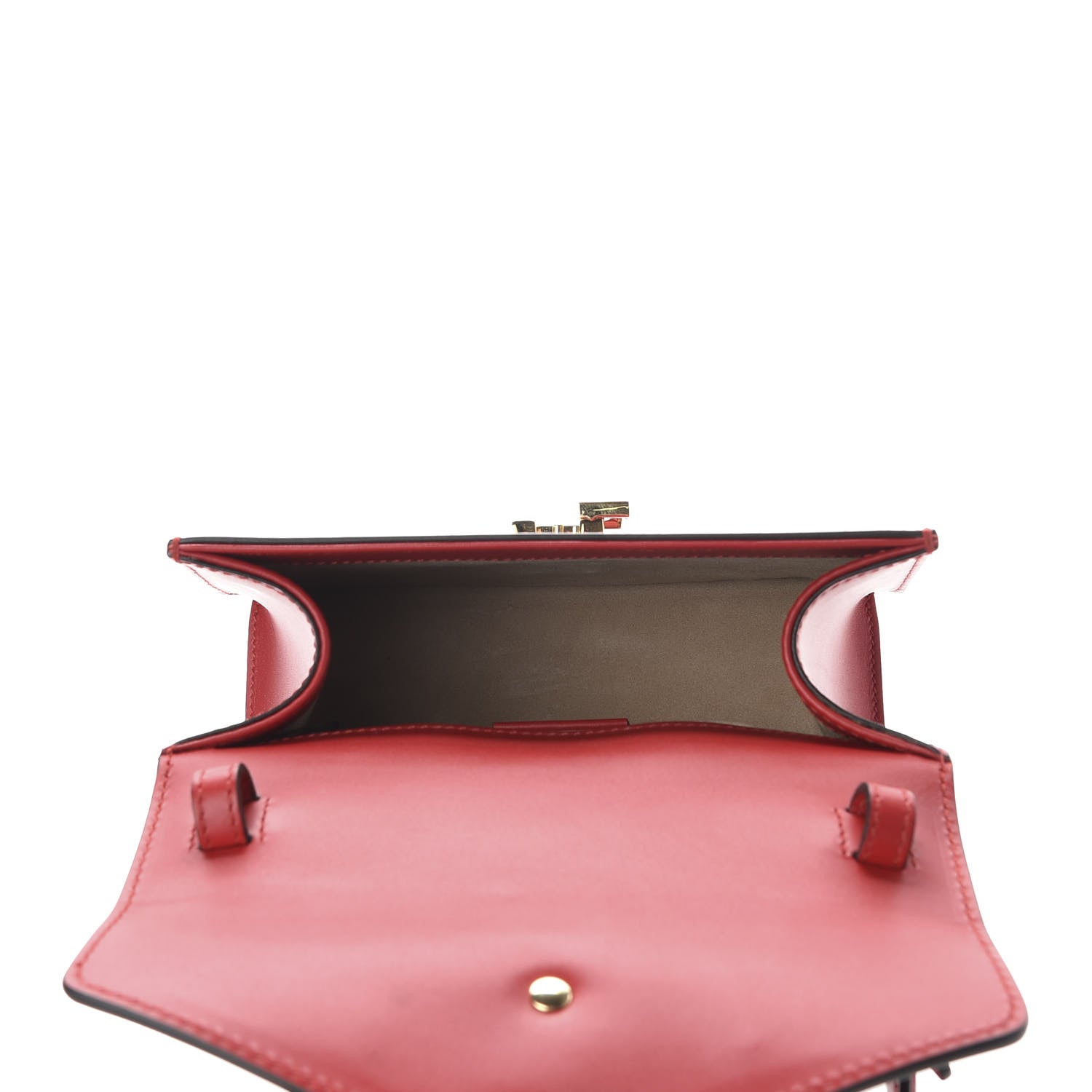 Gucci Vitello Fontanella Web Mini Sylvie Top Handle Bag Hibiscus Red 5 of 9