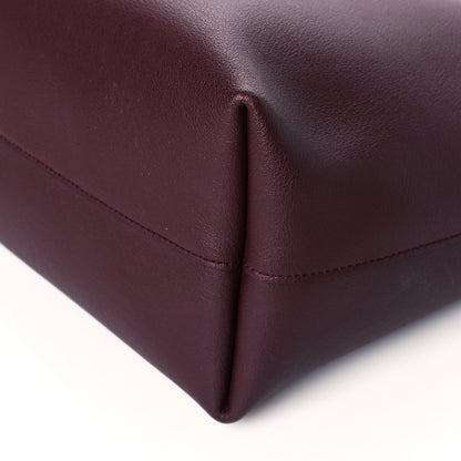 Saint Laurent Calfskin Large Shopping Tote Old Bordeaux 10 of 10