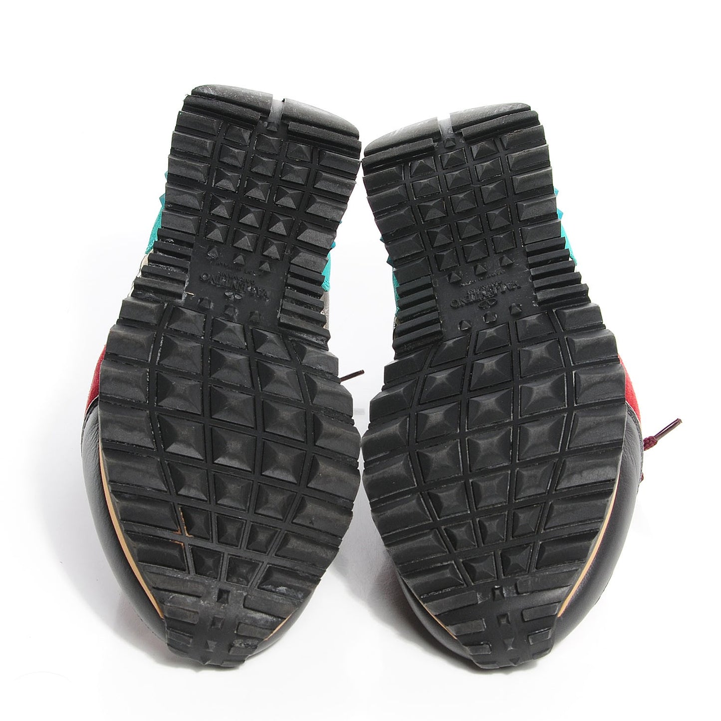 Fabric Suede Camouflage Womens Rockrunner Sneakers 38 Multicolor