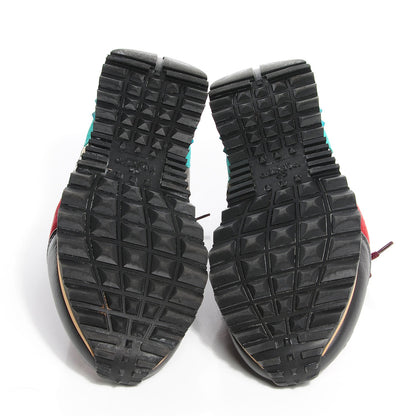 Valentino Garavani Fabric Suede Camouflage Womens Rockrunner Sneakers 38 Multicolor 5 of 6