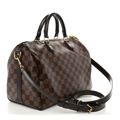 Louis Vuitton Damier Ebene Speedy Bandouliere 30 3 of 10