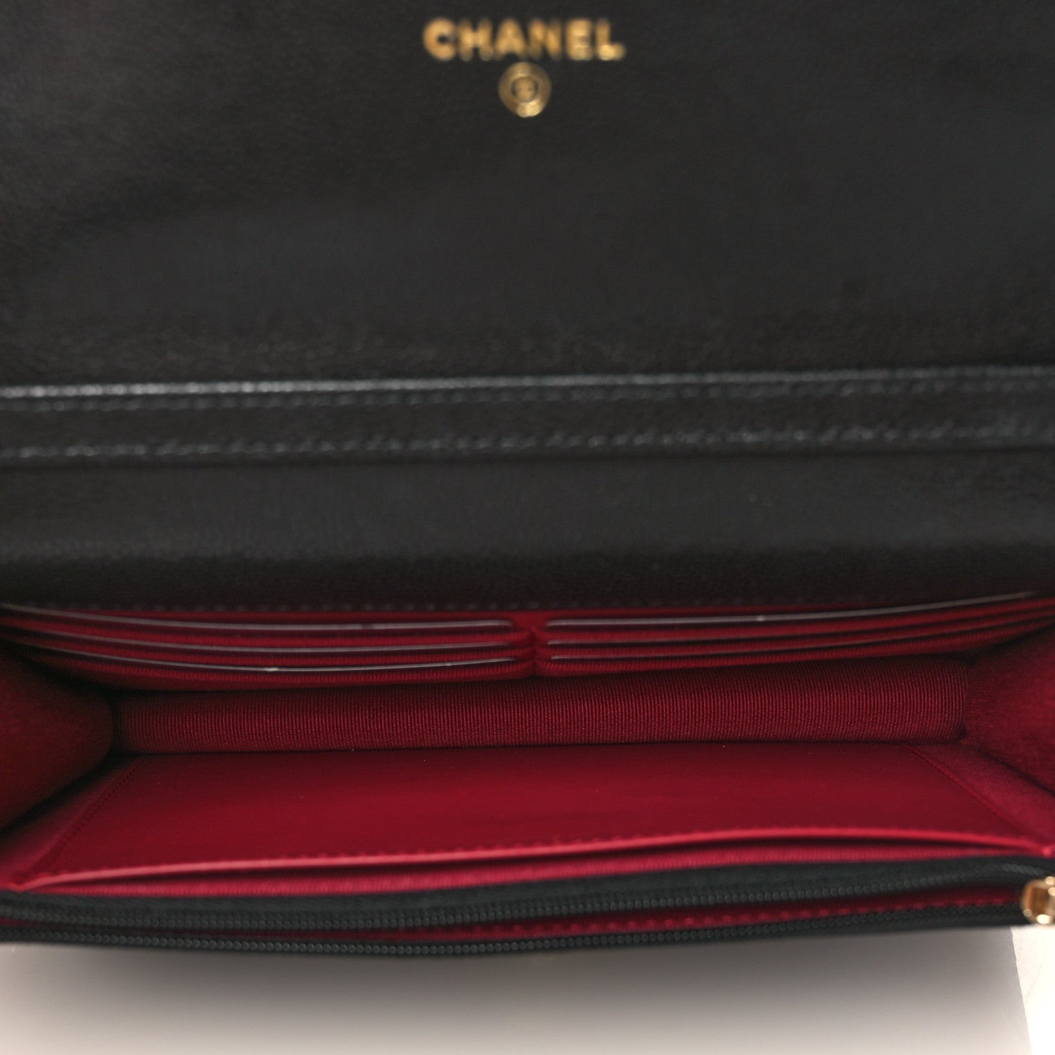 Chanel Caviar Quilted Twist Your Buttons Wallet On Chain WOC Black 4 of 9