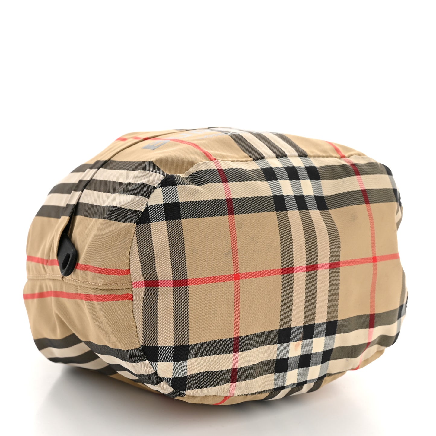Econyl Icon Stripe Phoebe Drawcord Pouch Archive Beige