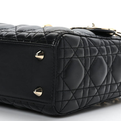 Christian Dior Lambskin Cannage Small My ABCDior Lady Dior Black 9 of 9