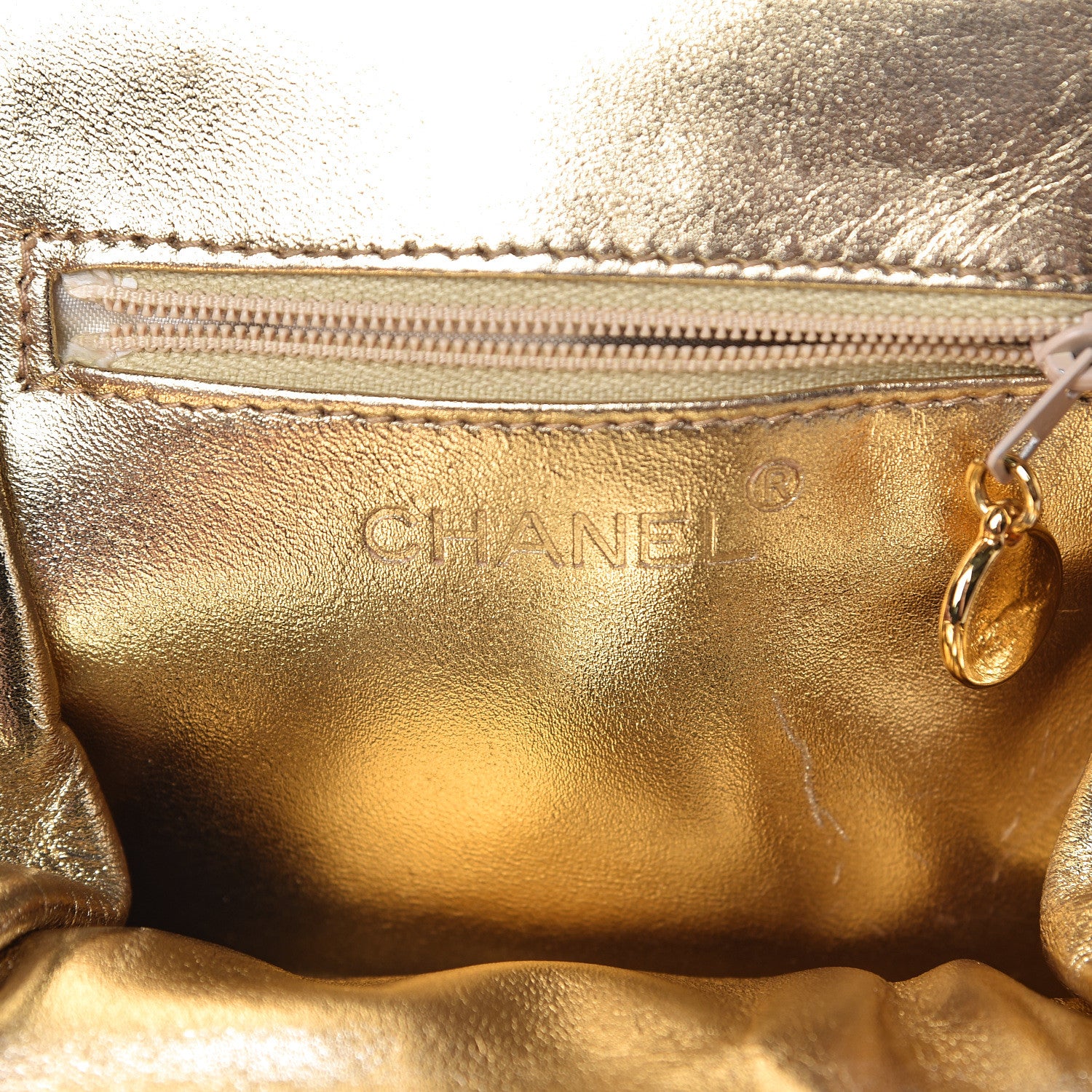 Chanel Satin Quilted Evening Bag Black 7 of 16