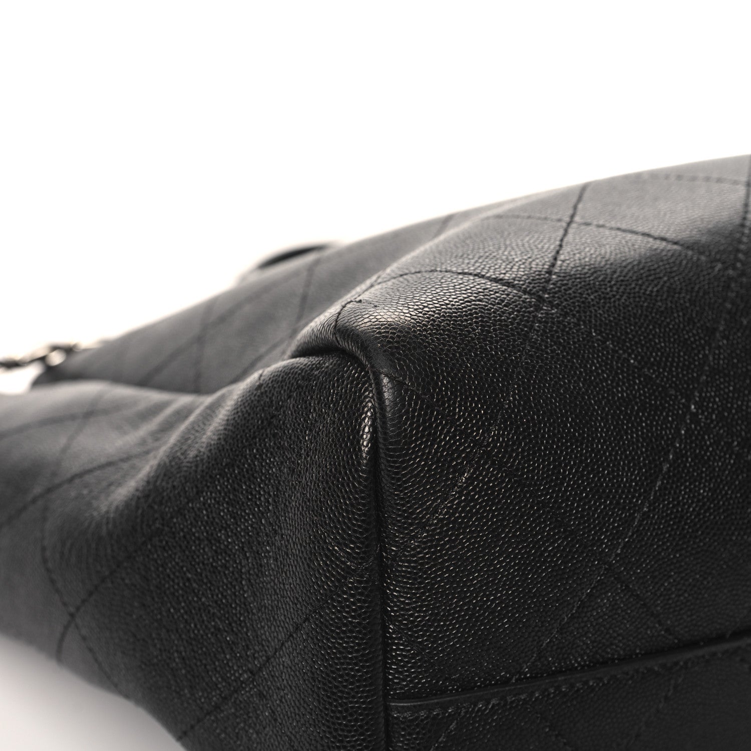 Chanel Caviar Stitched Large Shopping Tote Black 11 of 14