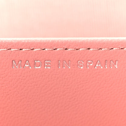 Chanel Lambskin Quilted Flap Card Holder Pink 7 of 9