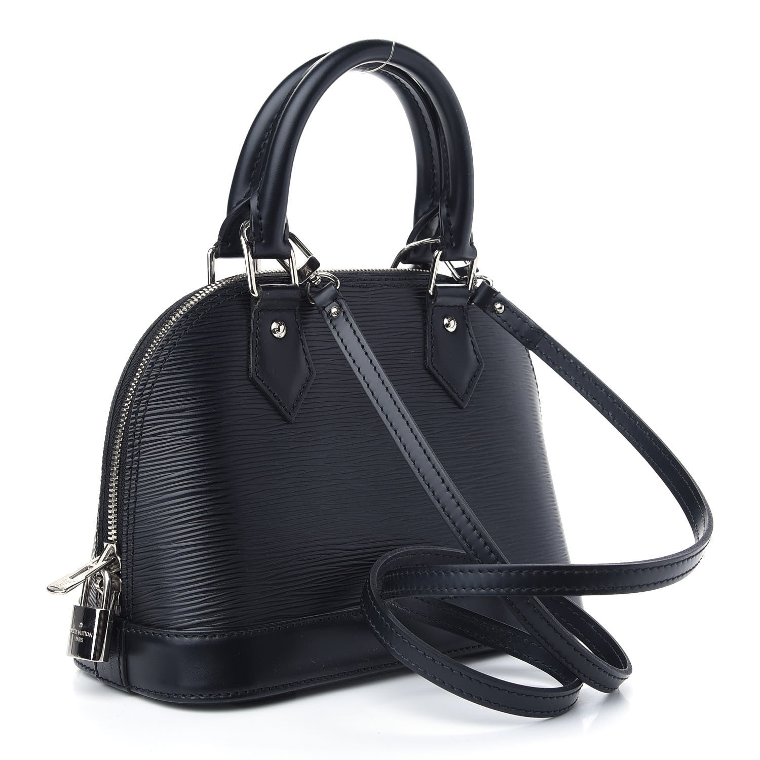 Louis Vuitton Epi Alma BB Black 3 of 12