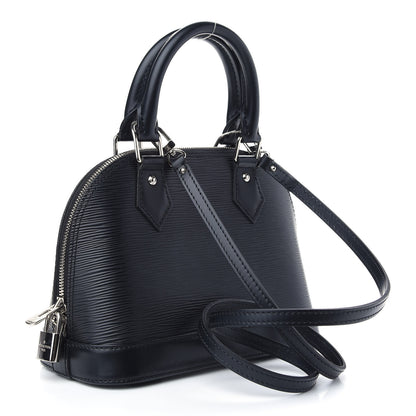 Louis Vuitton Epi Alma BB Black 3 of 12