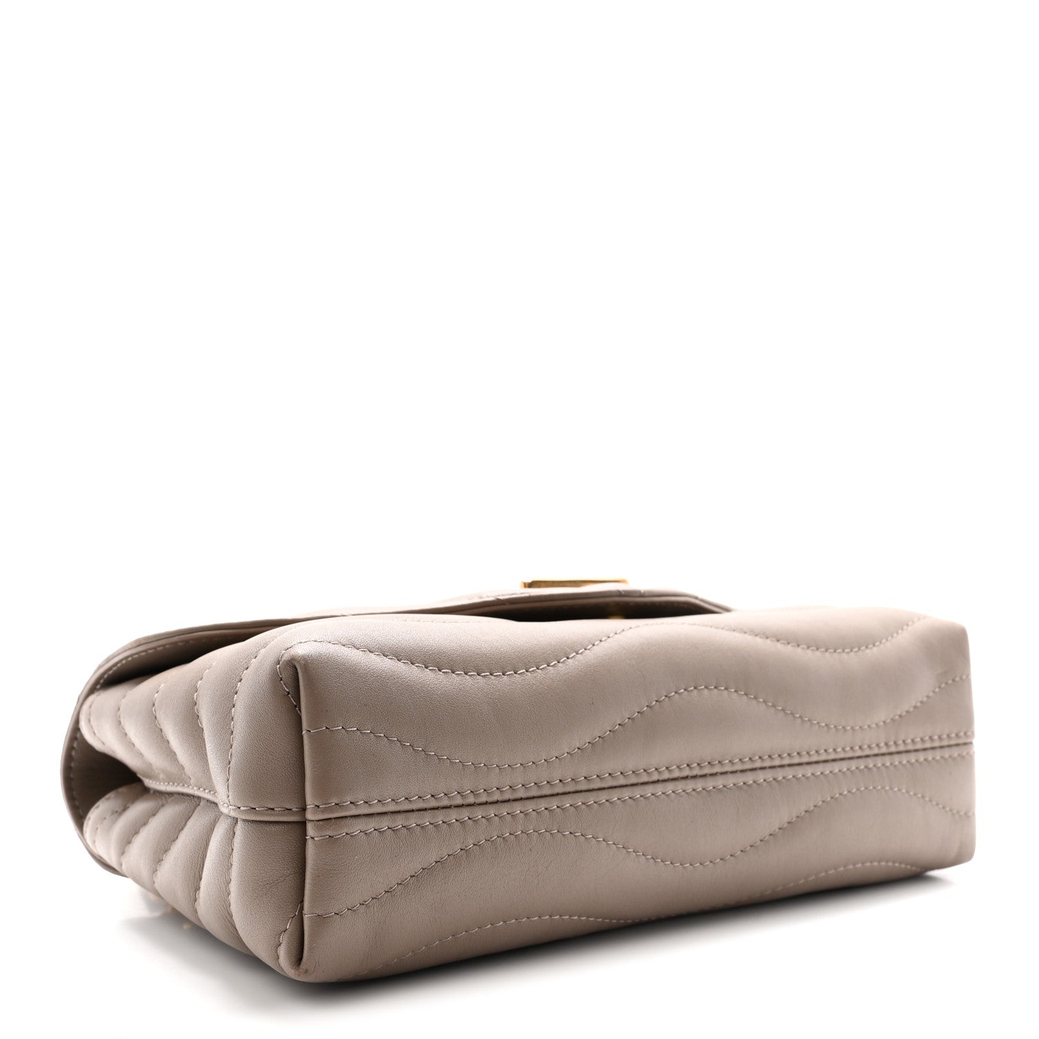 Louis Vuitton Calfskin LV New Wave Chain Bag Taupe 4 of 9