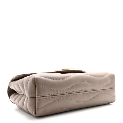 Louis Vuitton Calfskin LV New Wave Chain Bag Taupe 4 of 9