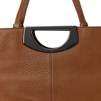 Christian Louboutin Grained Calfskin Passage Fringe Shopping Tote Brown 8 of 10