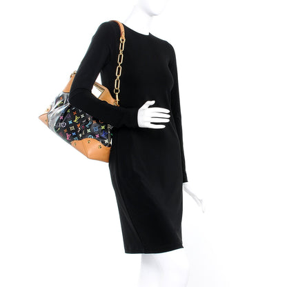Louis Vuitton Monogram Multicolor Judy GM Black 2 of 7