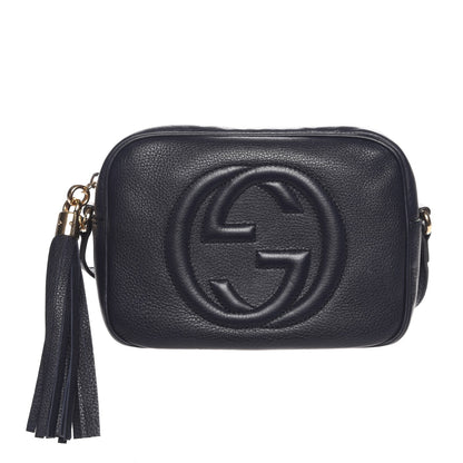 Gucci Pebbled Calfskin Small Soho Disco Bag Blue 1 of 7