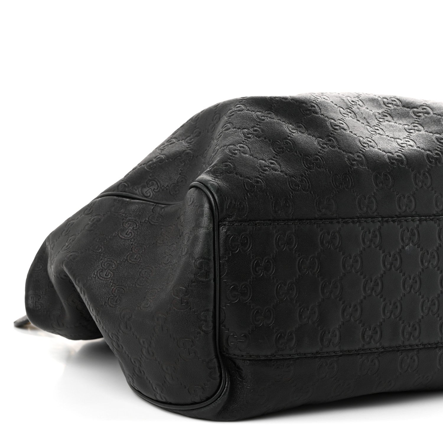 Gucci Guccissima Large Sukey Tote Black 9 of 11