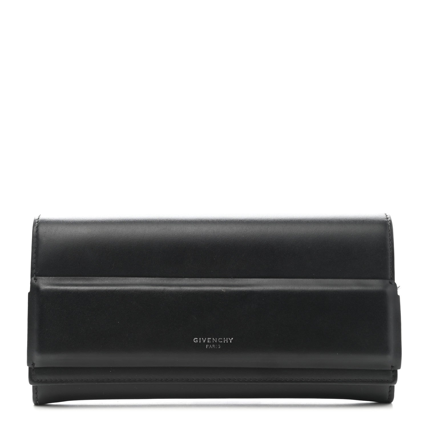 Givenchy Smooth Calfskin Horizon Continental Wallet Black 1 of 15