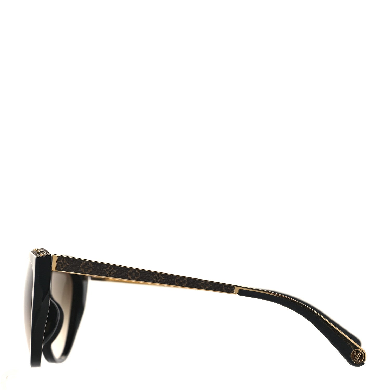 Louis Vuitton Acetate Monogram La Boum Sunglasses Z1147E Black 2 of 7