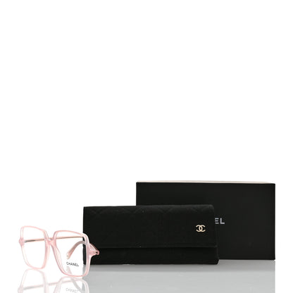 Chanel Acetate Square Eyeglasses 3448 Light Pink 7 of 7