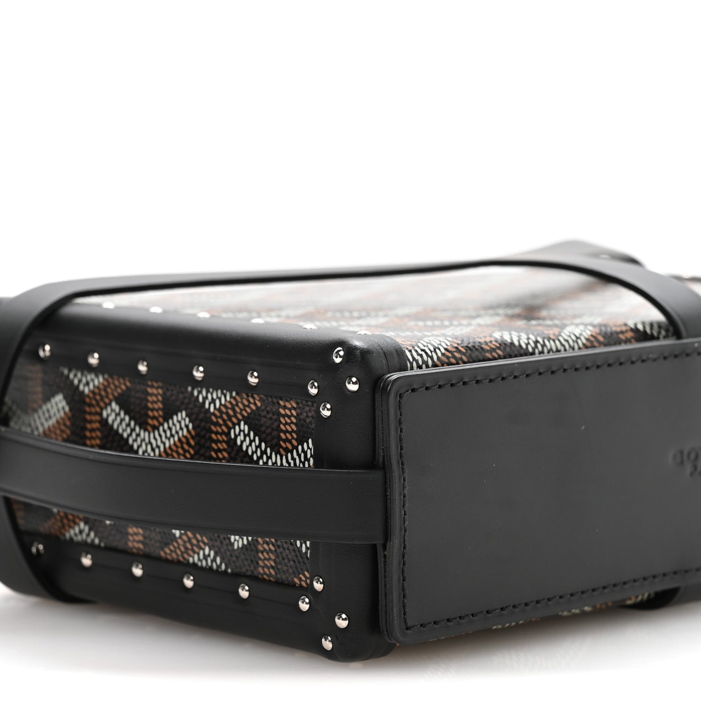 Goyardine Minaudiere Trunk Bag Black